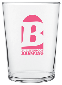 Pink 18 oz Bulletproof Brewing Tubo Glass